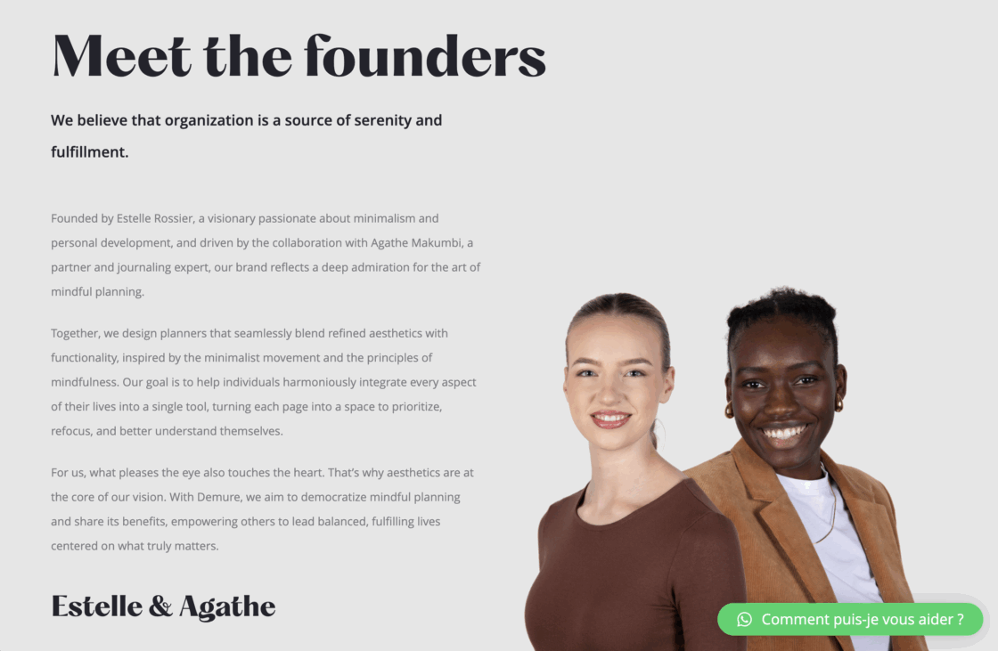 Demure : Un projet e-commerce de A à Z